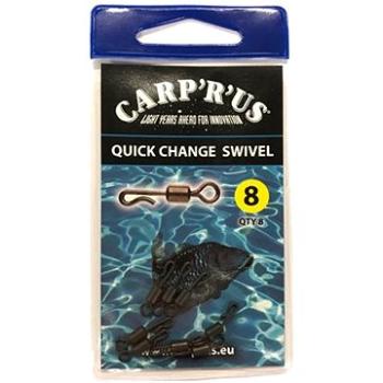 Carp´R´Us Quick Change Swivel Veľkosť 8 8 ks (8592400134185)