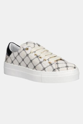 Tenisky Elisabetta Franchi béžová farba, F4A9-E0245