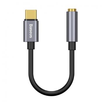 Baseus L54 adaptér USB-C / 3.5mm mini jack, sivý (CATL54-0G)