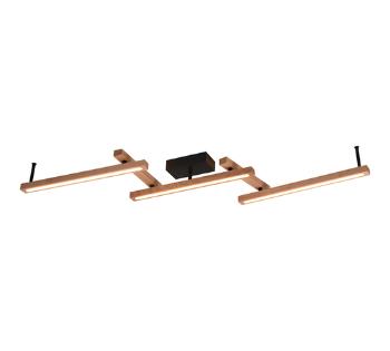 LED stropné osvetlenie Trio Bellari drevodekor 626410530