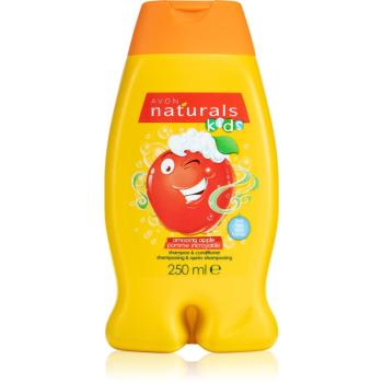 Avon Naturals Kids Amazing Apple šampón a kondicionér 2 v1 pre deti s vôňou Amazing Apple 250 ml