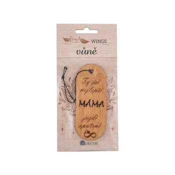 InDecor Parfum auto lemn You're the best mum, 8 x17 cm