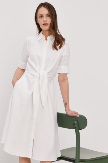 Šaty Lauren Ralph Lauren biela farba,200831364001