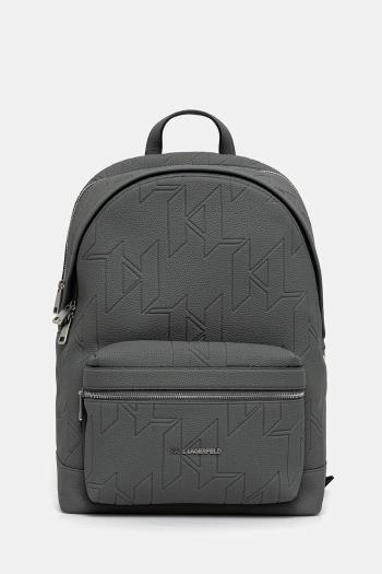 Ruksak Karl Lagerfeld K/URBAN MONOGRAM pánsky, šedá farba, veľký, A3M30296