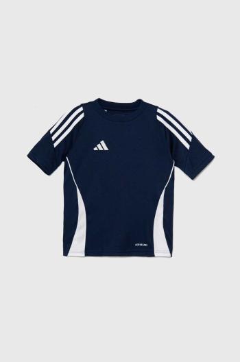 Detské tričko adidas Performance TIRO24SYY tmavomodrá farba, s nášivkou, IS1029