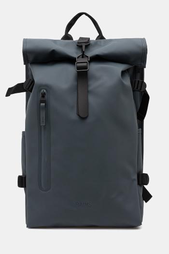 Ruksak Rains 14590 Rolltop Rucksack Large modrá farba, veľký, jednofarebný, 14590