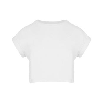 Mantis Dámske Crop top tričko - Biela | S
