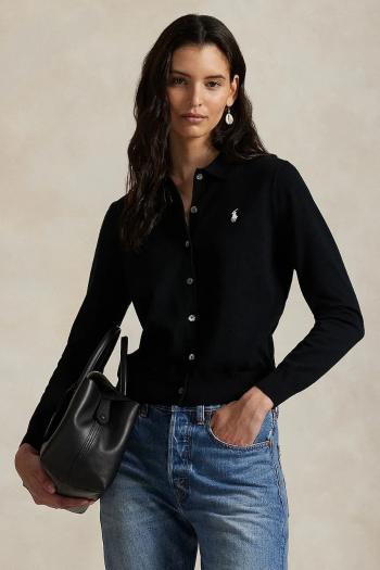 Sveter Polo Ralph Lauren čierna farba, 211972110
