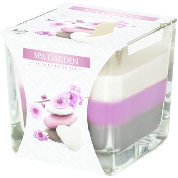 Vonná sviečka v skle Dúha Spa garden, 170 g