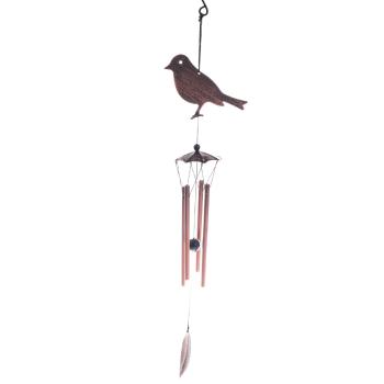 Kovová zvonkohra Bird, 45 x 9 cm