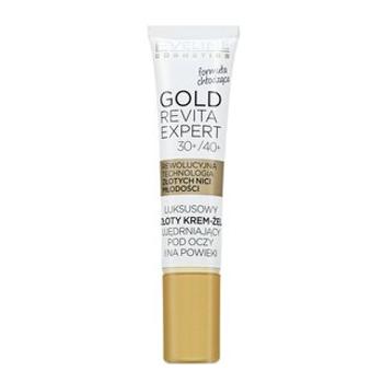 Eveline Gold Lift Expert Luxurious Eye Cream odličovacie mlieko proti vráskam 15 ml