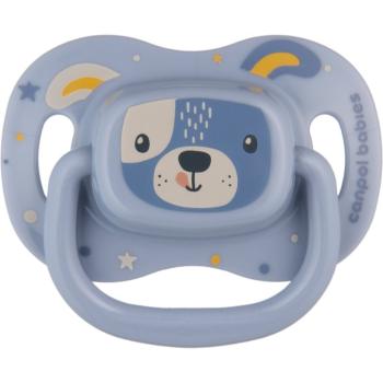 Canpol babies Cute Animals Soother 0-6m cumi Blue 1 db