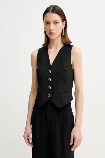 Vesta s prímesou vlny Marciano Guess IRINA čierna farba, jednoradová, 5GGN06 7294A