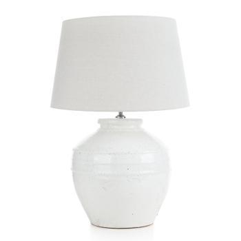 ArtFir Stolná lampa MERIKA 01 | biela 50 x 71 cm