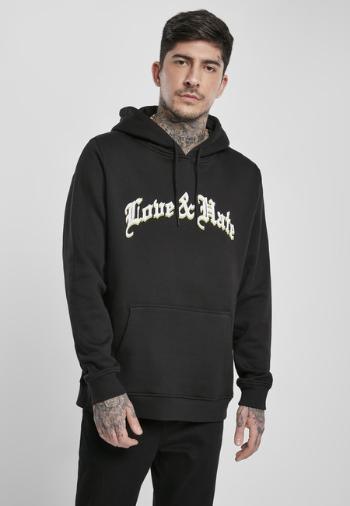 Mr. Tee Love & Hate Hoody black - S