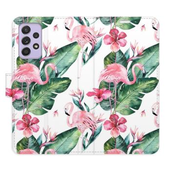 Flipové pouzdro iSaprio - Flamingos Pattern - Samsung Galaxy A52 / A52 5G / A52s