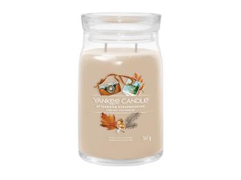 Yankee Candle Aromatická sviečka Signature sklo veľké Afternoon Scrapbooking 567 g