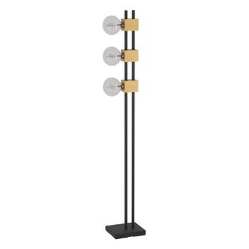 Stojaca lampa Eglo LEVANTARA čierna 390194
