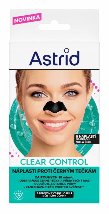 Astrid Náplasti proti čiernym bodkám Clear Control 6 ks