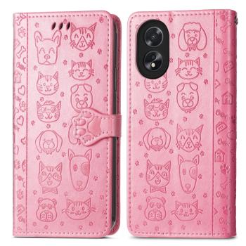 ART ANIMALS Peňaženkový obal pre Oppo A38 ružový