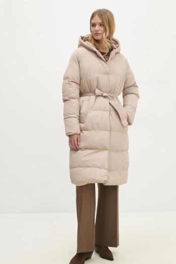 Bunda Answear.LAB dámska, béžová farba, zimná