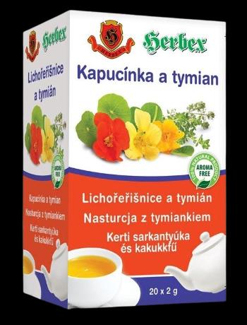 HERBEX Kapucínka a tymian 20 x 2 g