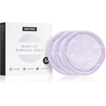 Notino Spa Collection Make-up removal pads odličovacie tampóny z mikrovlákna odtieň Lilac 3 ks