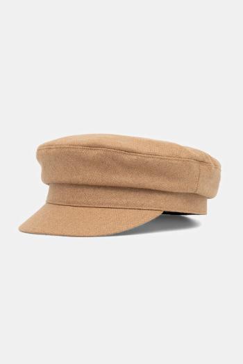 Vlnená čiapka Weekend Max Mara ANGORA béžová farba, vlnená, 2525576044600