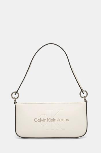 Kabelka Calvin Klein Jeans béžová farba, K60K610679