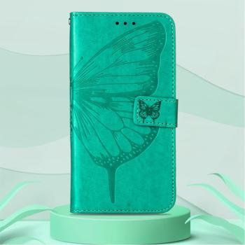 ART BUTTERFLY Peňaženkový obal pre Tecno Camon 18 Premier zelený