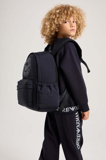 Detská mikina Emporio Armani tmavomodrá farba, s potlačou, 6D4MJG 1JHSZ