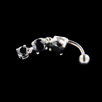 Strieborný piercing 15725