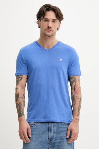 Tričko Tommy Jeans pánske, jednofarebné, DM0DM20364