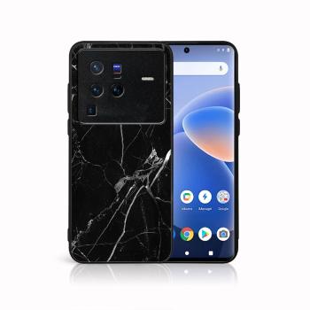 MY ART Ochranný obal Vivo X80 Pro -BLACK MARBLE (142)