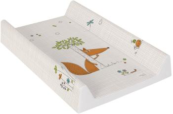 Pelenkázó alátét CEBA BABY Comfort Pelenkázó alátét kemény lappal 50 × 70 cm, Róka ekrü