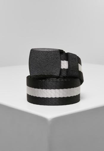 Urban Classics Centre Stripe Belt black - L/XL