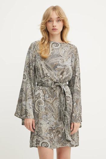 Šaty Marciano Guess LOREDANA hnedá farba, mini, rovný strih, 5YGK40 7298A
