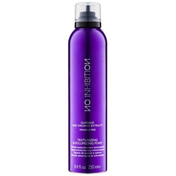 No Inhibition Guarana and organic extracts Texturizing & Volumizing pena na vlasy pre objem a tvar 250 ml