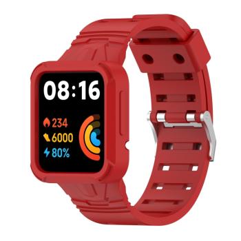 GLACIER Ochranné puzdro s remienkom Xiaomi Redmi Watch 2 Lite červené