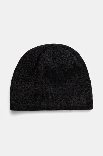 Čiapka s prímesou vlny The North Face Jim Beanie čierna farba, NF0A8CQ2KS71