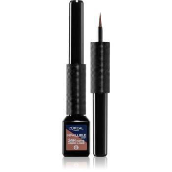 L’Oréal Paris Infaillible Grip 24h tekuté linky na oči odtieň 03 Marron Signature 3 ml