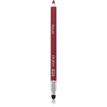 PUPA Milano True Lips kontúrovacia ceruzka na pery odtieň 034 Red Plum 1.2 g