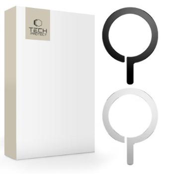 Tech-Protect Metal Ring magnetický krúžok pre MagSafe 2ks, čierny / strieborný