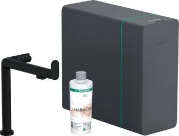 Drezová batéria Hansgrohe Aqittura bez výpuste matná čierna 76837670