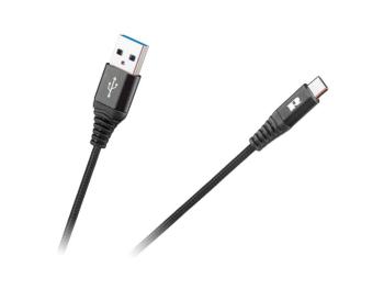 Kábel REBEL RB-6001-100-B USB/USB-C 1m Black
