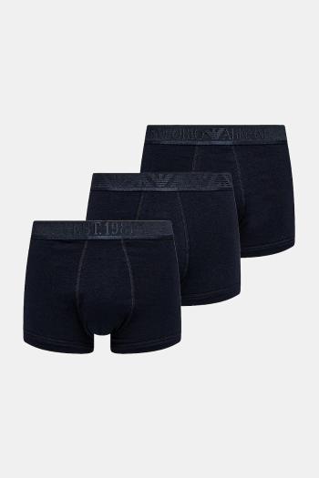 Boxerky Emporio Armani Underwear 3-pak tmavomodrá farba, EM000259 AF10780