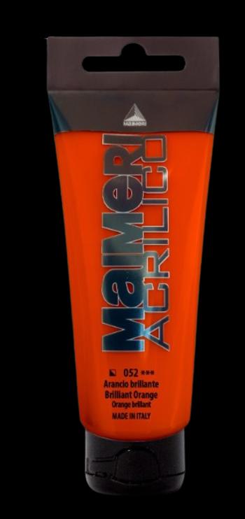 MAIMERI ACRILICO - Akrylové farby 052 - brilliant orange, 0,075 L