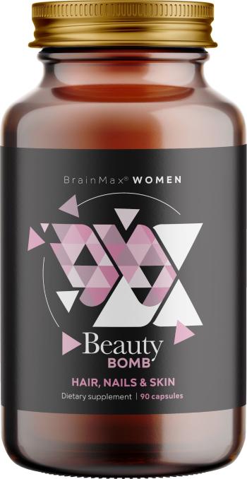 BRAINMAX BrainMax Women Beauty Bomb, vlasy, nehty, pleť,  90 rostlinných kapslí 90 kapslí