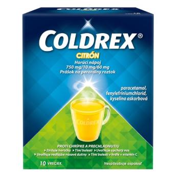 COLDREX Horúci nápoj citrón 10 vreciek