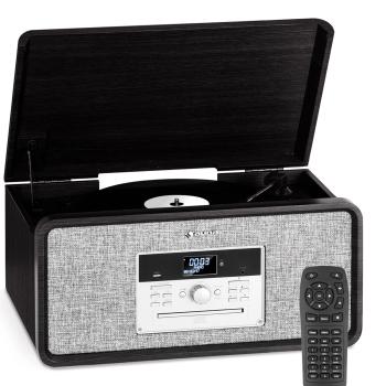 Auna Bella Ann, stereo systém, gramofón, rádio DAB+/UKW, USB, bluetooth